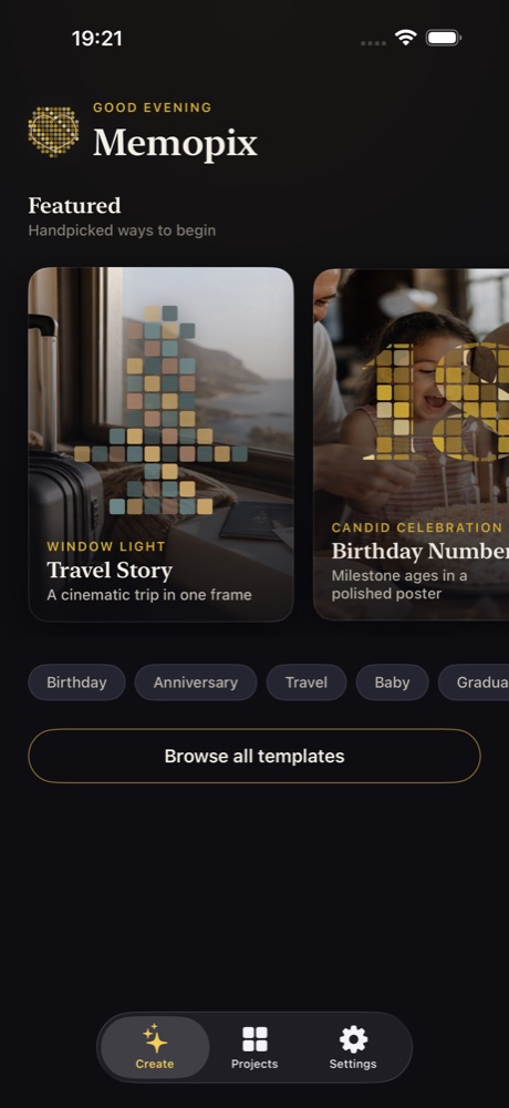 Template gallery