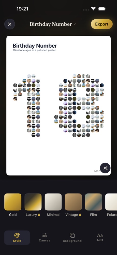 Collage editor